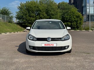 2009 Volkswagen Golf VI, белый, 850000 рублей, вид 2