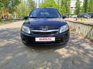 2014 Lada (ВАЗ) Granta I, чёрный, 420000 рублей, вид 2