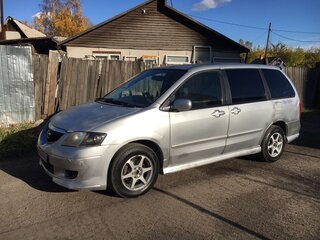 2002 Mazda MPV II (LW), серебристый, 570000 рублей, вид 3