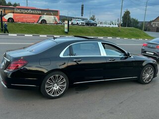 2019 Mercedes-Benz Maybach S-Класс 560 I (X222) Рестайлинг, чёрный, 7200000 рублей, вид 4