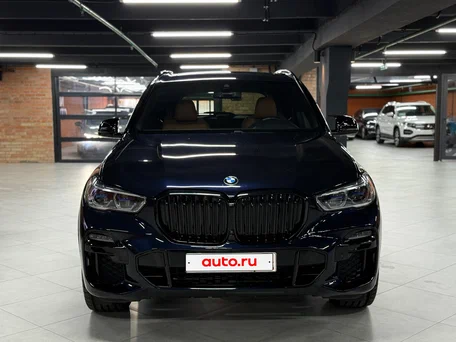 2019 BMW X5 40i IV (G05/G18), синий, 5990000 рублей, вид 2