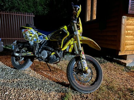 2006 Suzuki DR-Z 400 SM, жёлтый, 435000 рублей, вид 1