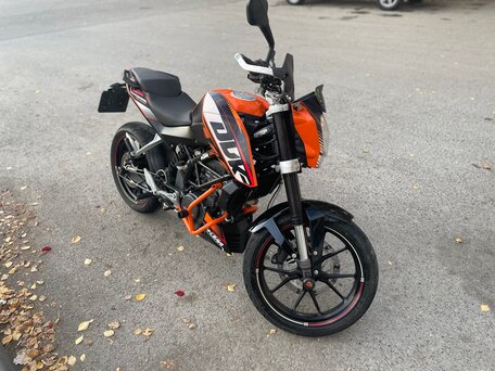 2012 KTM 200 Duke, чёрный, 260000 рублей, вид 5
