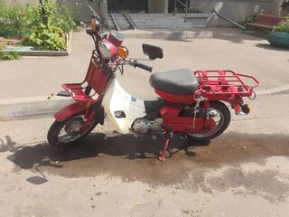 1999 Yamaha Mate, пурпурный, 105000 рублей, вид 2