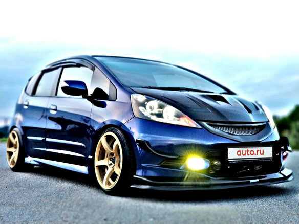 2010 Honda Fit II, синий - вид 16