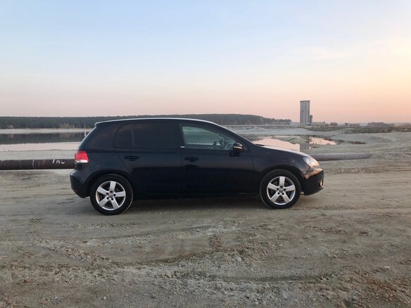 2011 Volkswagen Golf VI, синий - вид 3