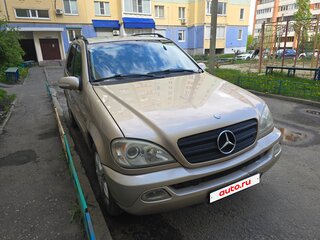 2004 Mercedes-Benz M-Класс 350 I (W163) Рестайлинг, жёлтый, 720000 рублей, вид 2