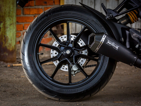 2013 Ducati Monster 1100, зелёный - вид 13