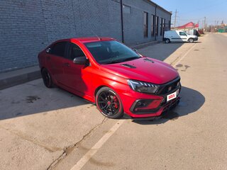 2017 Lada (ВАЗ) Vesta I, красный, 1000000 рублей, вид 1
