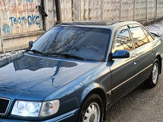 1990 Audi 100 IV (C4), синий, 700000 рублей, вид 3