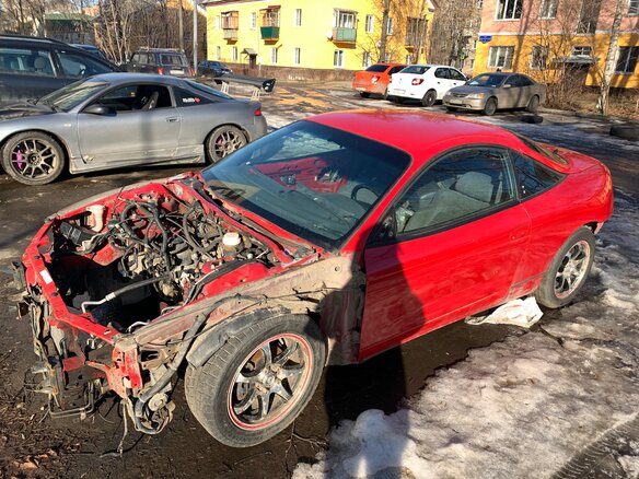 1998 Mitsubishi Eclipse II, красный - вид 12