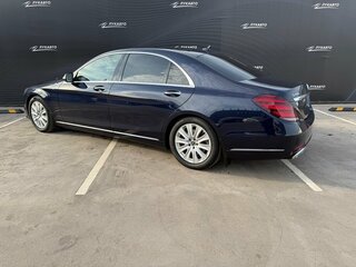 2019 Mercedes-Benz S-Класс 450 Long VI (W222, C217) Рестайлинг, синий, 4490000 рублей, вид 2