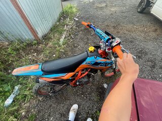 2023 Kayo Evolution YX140EM, синий, 75000 рублей, вид 1