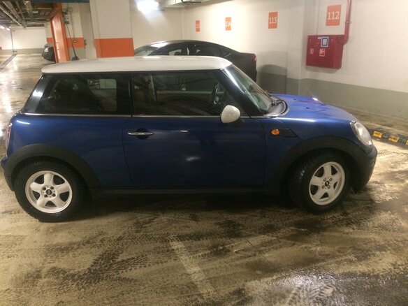 2007 Mini Hatch Cooper II (R56), синий - вид 1