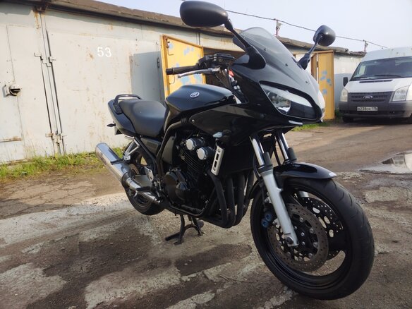 2002 Yamaha FZS600 Fazer, чёрный, 300000 рублей - вид 5