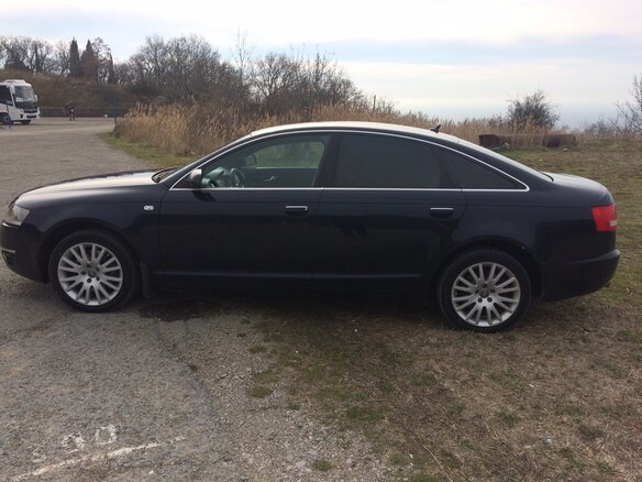 2007 Audi A6 III (C6), синий - вид 4