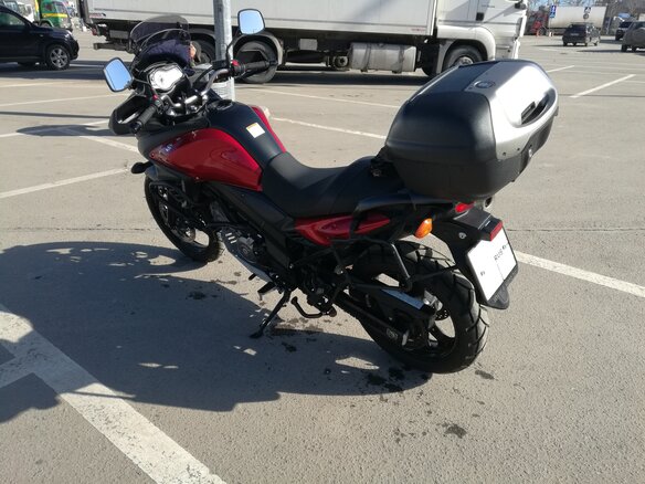 2014 Suzuki V-Strom DL 650, пурпурный - вид 4