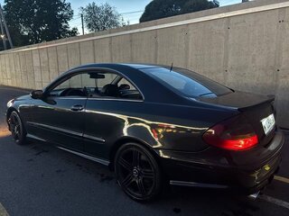 2002 Mercedes-Benz CLK-Класс 320 II (W209), синий, 699999 рублей, вид 2