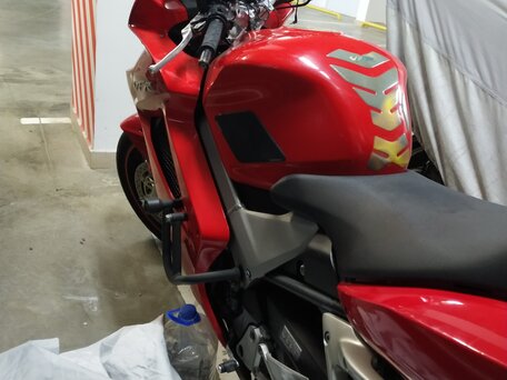 2002 Honda VFR 800, красный, 450000 рублей, вид 5