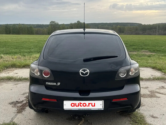 2008 Mazda 3 I (BK) Рестайлинг, чёрный, 400000 рублей - вид 5