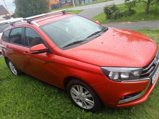 2018 Lada (ВАЗ) Vesta SW I, красный, 760000 рублей, вид 4
