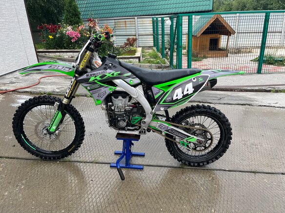 2013 Kawasaki KX 450, зелёный, 350000 рублей
