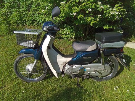 2012 Honda Super Cub, синий, 130000 рублей, вид 3