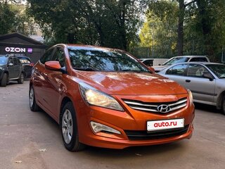 2015 Hyundai Solaris I Рестайлинг, оранжевый, 1250000 рублей, вид 3