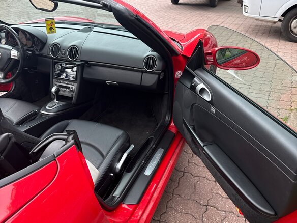 2007 Porsche Boxster II (987) Рестайлинг 1, красный, 3499000 рублей - вид 16