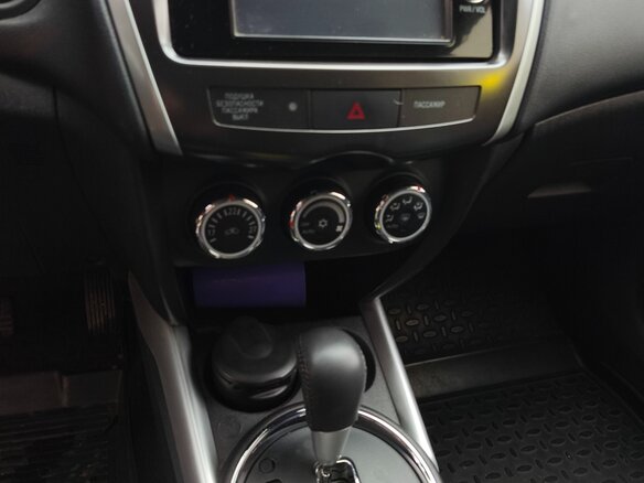 2014 Mitsubishi ASX I Рестайлинг, голубой, 950000 рублей - вид 8
