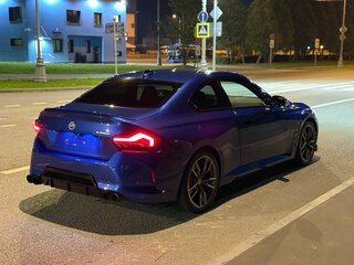 2022 BMW 2 серии M240i xDrive G42, синий, 5800000 рублей, вид 4