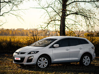 2010 Mazda CX-7 I Рестайлинг, белый, 1250000 рублей, вид 3