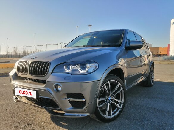 2010 BMW X5 40d II (E70) Рестайлинг, серый, 2600000 рублей - вид 7