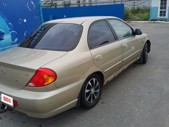 2007 Kia Spectra I Рестайлинг 2, бежевый - вид 5