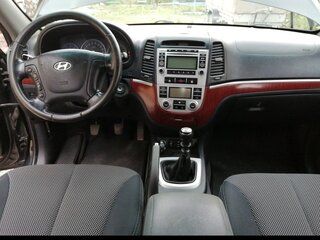 2008 Hyundai Santa Fe II, чёрный, 1090000 рублей, вид 5