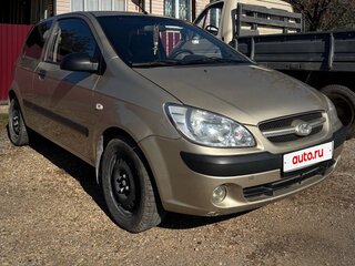 2007 Hyundai Getz I Рестайлинг, бежевый, 380000 рублей, вид 2