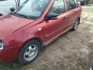 2006 Lada (ВАЗ) Kalina I, красный, 150000 рублей, вид 2