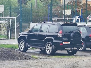 2004 Toyota Land Cruiser Prado 5-speed 120 Series, чёрный, 1600000 рублей, вид 3
