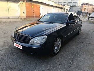 2001 Mercedes-Benz S-Класс 320 Long IV (W220), чёрный, 420000 рублей, вид 1