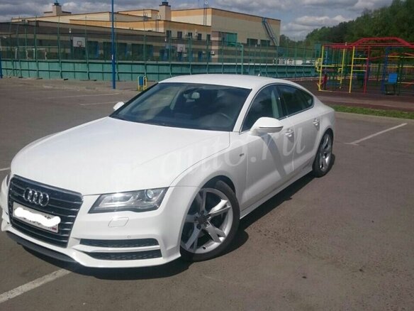 2012 Audi A7 I (4G), белый