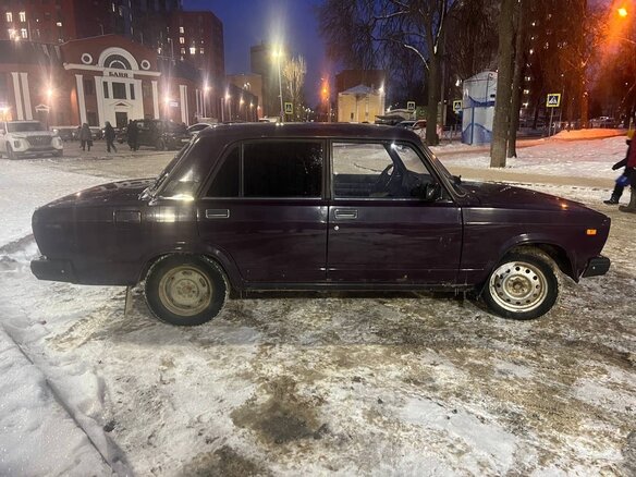 2001 Lada (ВАЗ) 2107, фиолетовый, 120000 рублей - вид 2
