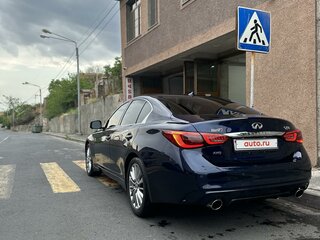 2022 Infiniti Q50 I Рестайлинг, синий, 3650000 рублей, вид 3