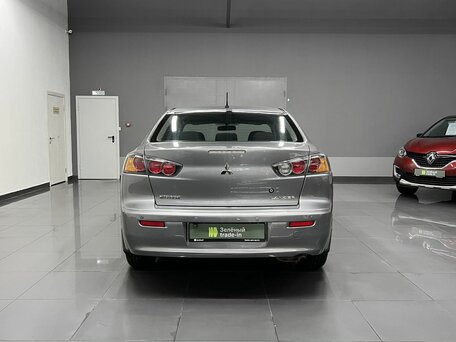 2012 Mitsubishi Lancer X Рестайлинг, серый, 725000 рублей, вид 4