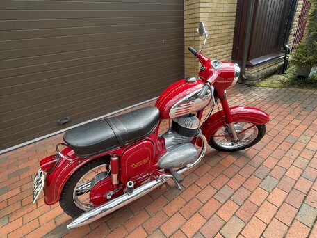1964 Jawa 350/360, красный, 350000 рублей, вид 1