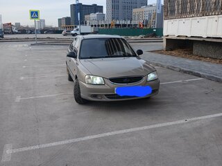 2008 Hyundai Accent ТагАЗ II, бежевый, 410000 рублей, вид 1