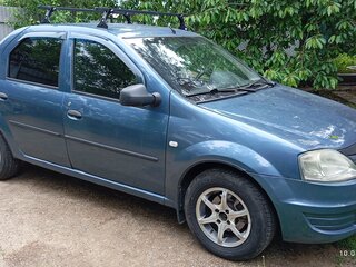 2010 Renault Logan I Рестайлинг, голубой, 390000 рублей, вид 1