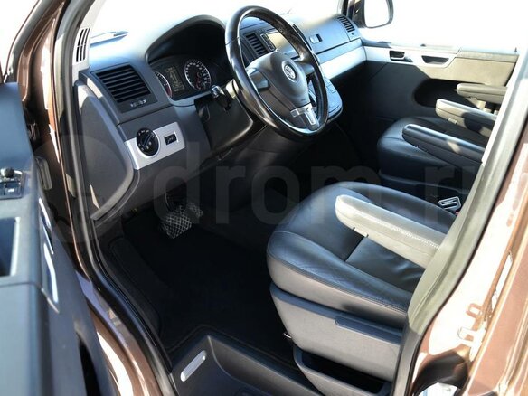 2010 Volkswagen Multivan Long T5 Рестайлинг, коричневый - вид 5