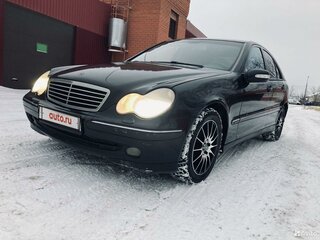2000 Mercedes-Benz C-Класс 200 II (W203), чёрный, 595000 рублей, вид 3