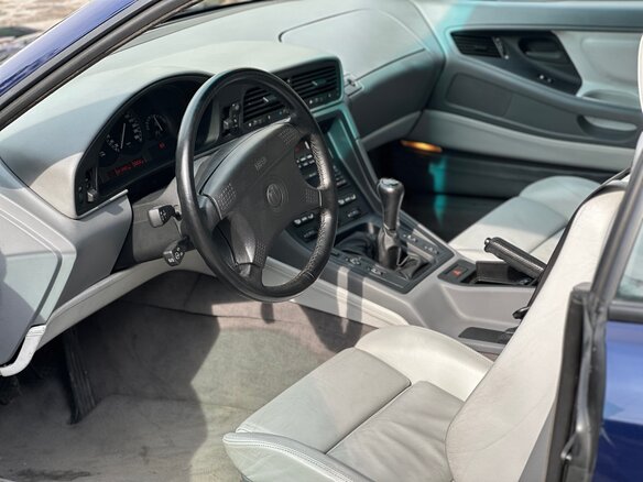 1992 BMW 8 серии 850i I (E31), синий, 15000000 рублей - вид 14