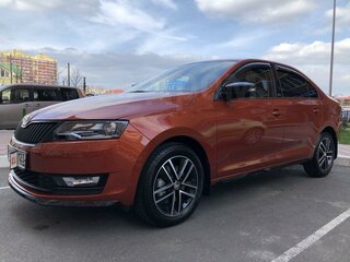 2018 Skoda Rapid I Рестайлинг, красный, 1720000 рублей, вид 3